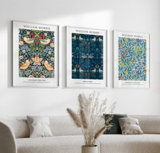 William Morris Blue Botanical