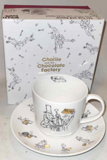 Charlie & the chocolate factory  Roald Dahl TeaCup Saucer set Gift Boxed unused