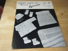 Vintage Crochet Pattern, Baby's Layette Set, Twilleys Lyscordet 760