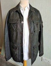 PETROLEUM LEATHER JACKET –