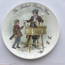 'The Baked Potato Man' 1st Issue Collectors Wedgwood Bone China Plate 1985