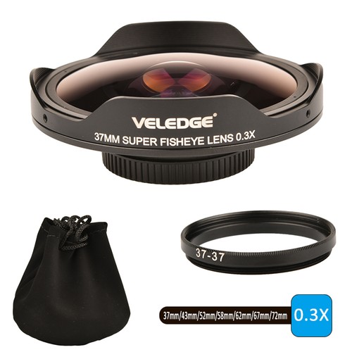 37mm 72mm fisheye ultra - 0.3x,