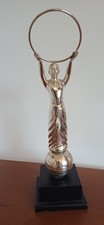 Deco Style Chrome Statuette -