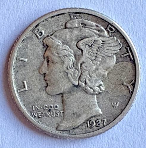 1927 usa mercury - dime-, high