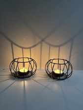 Black Metal Tea Light Candle