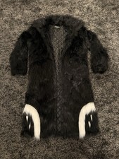 JICHUANG Black Faux Fur Long