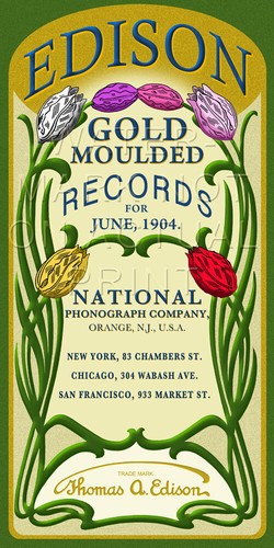 Banner for edison cylinder - banner, ad