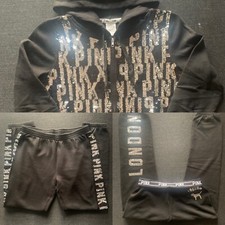 Victorias Secret PINK Tracksuit With 2 Bottoms 8-10