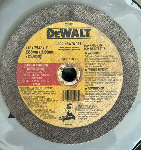 Lot two chop saw - chop,