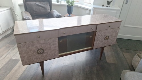 Vintage mid century sideboard - mid-century,