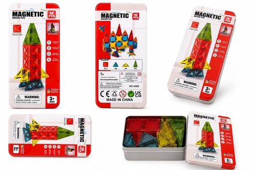 Magnetic tiles road - magnetic, 26pcs