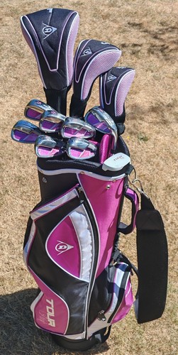 Ladies dunlop tour pink set - pink,