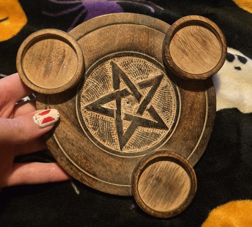 Hand carved wooden - hand,