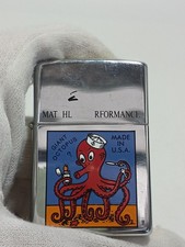Vintage Zippo 1997 Giant Octopus Design Oil Lighter