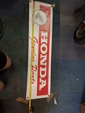 Retro reproduction Honda Motorcycle Banner Sign