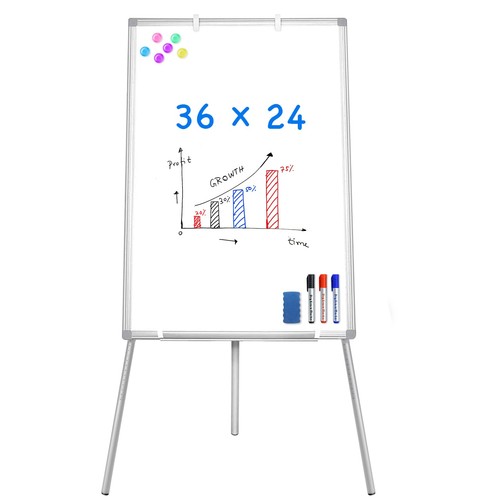 Magnetic whiteboard easel - magnetic,