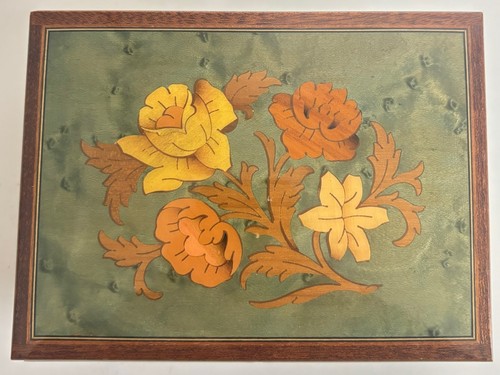 Italian reuge floral - reuge, inlaid