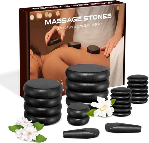 24pcs hot stones - 24pcs, massage