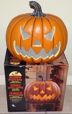 Halloween Large 17" Costco Pumpkin Decoration Motion Sensor Lights & Sounds ?