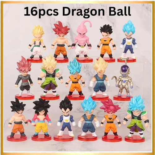 16pcs dragon ball set super - 16pcs,