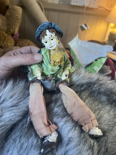 Vintage clown figurine - vintage,
