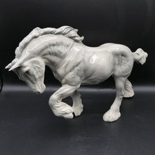 Beswick Gloss Grey Shire Horse