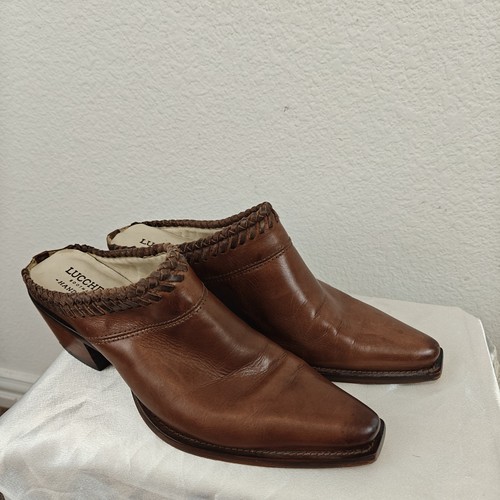 Lucchese brown cowhide leather - lucchese,