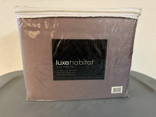 Nos luxe habitat king sheet - habitat,