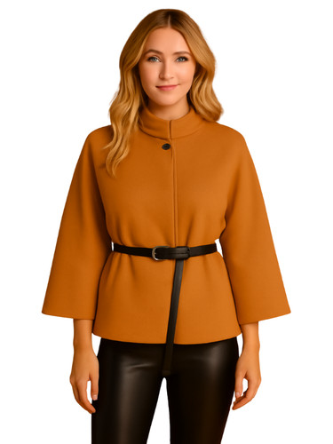 New women belted poncho - new, women's
