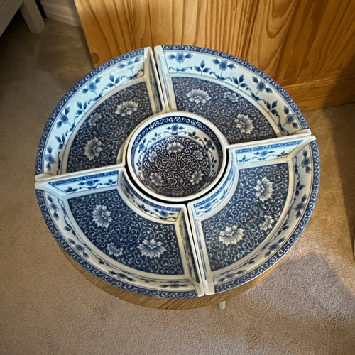 Ceramic divided serving - ceramic, set