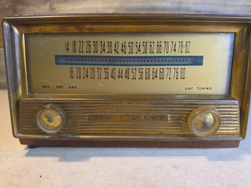 Vintage mcm 1953 philco uhf - mcm,