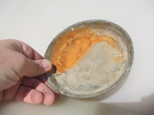 Victorian Brass Scale Pan Scales Dish Antique Weighing Vintage Old 5.3/8"W