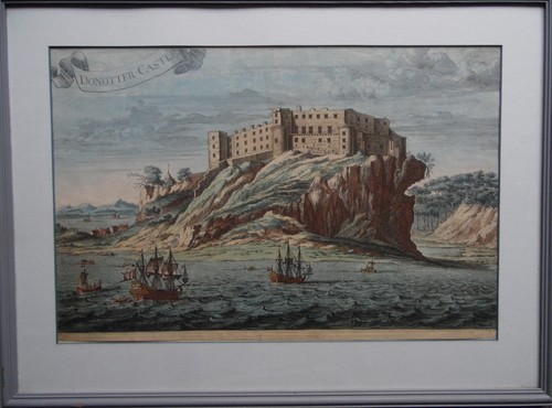 Donnottar castle ships - donnottar, +