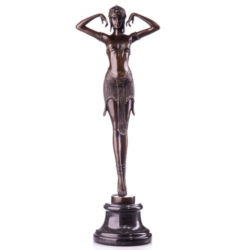 Bronze sculpture dancer - bronze,