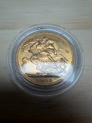 1925 gold full sovereign coin - 1925,