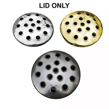 BLACK GOLD SILVER Replacement LID pot cemetery memorial insert grave vase holder