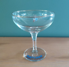 Babycham Glass 1950's White