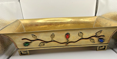 Brass asian rectangle - asian,