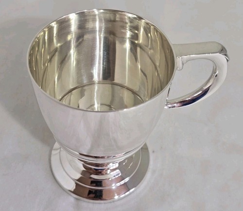 Antique sterling silver mug - antique,