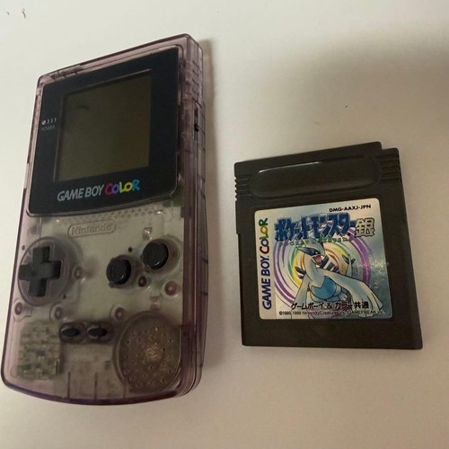 Game boy color clear purple - boy,