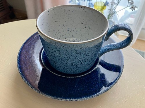 Denby studio blue cup - &, saucer