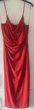 Zara Red MIDI Dress Size m