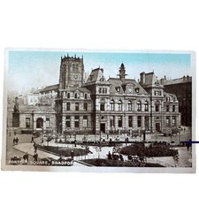 vtg postcard bradford forster