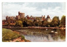 Berkshire. Windsor Castle from the River. Artist - A.R. Quinton. *1189.