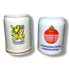 Vintage 2x Ceramic German Beer