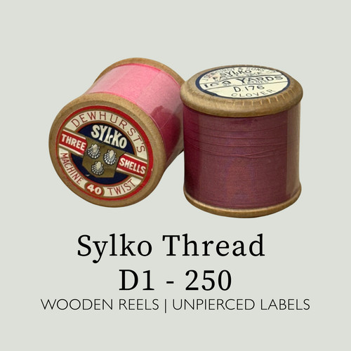Dewhurst sylko wooden reels - -,