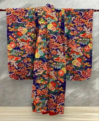Antique taisho romance kimono - antique,