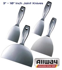 ALLWAY Joint Taping Knife All Stainless Steel Semi-Flex Blade Drywall Putty NEW
