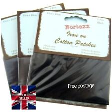 1 Pair Nortexx Iron On Repair Patches Patch Cotton Or Denim 13x10cm