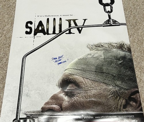 Tobin bell jigsaw autographed - tobin,